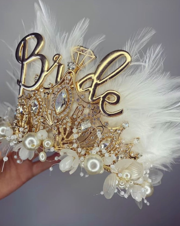 Bride To Be - Deluxe Crown Gold